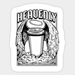 Heavenly Coffee Sticker